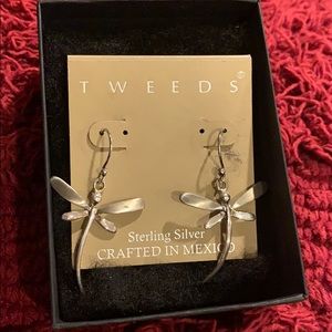 Sterling silver dangle earrings